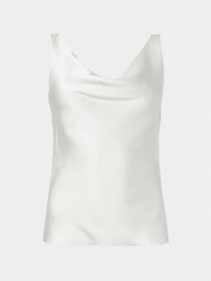 Top Norma Kamali mleczny
