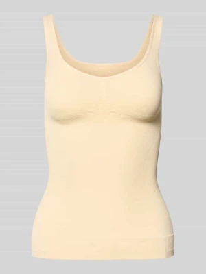 Top o kroju podkreślającym sylwetkę z szerokimi ramiączkami magic bodyfashion