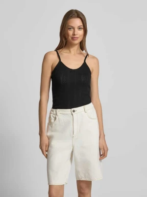 Top o kroju regular fit z czystej bawełny model ‘LISA’ Vero Moda