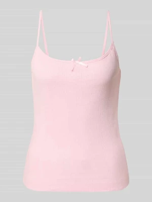 Top o kroju regular fit z czystej bawełny model 'MARIE' Pieces