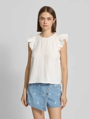 Top o kroju regular fit z czystej bawełny model 'SASTINA' Pieces