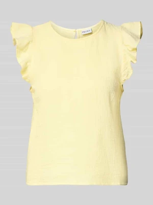 Top o kroju regular fit z czystej bawełny model 'SASTINA' Pieces