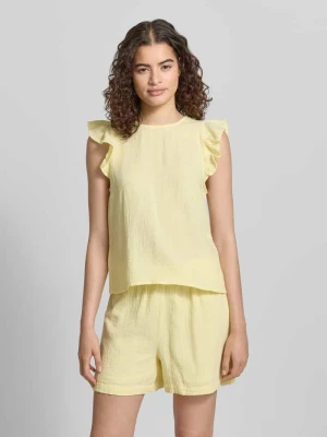 Top o kroju regular fit z czystej bawełny model 'SASTINA' Pieces