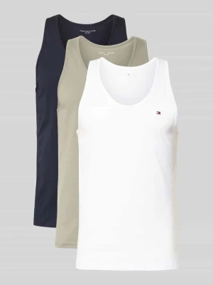 Top o kroju regular fit z czystej bawełny w zestawie 3 szt. Tommy Hilfiger