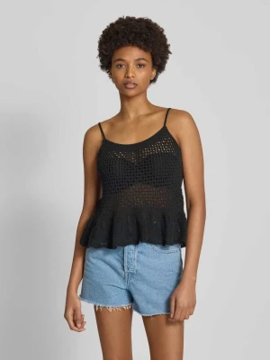 Top o kroju regular fit z dzianiny z mieszanki bawełny model ‘MARY LIFE’ Only