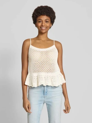 Top o kroju regular fit z dzianiny z mieszanki bawełny model ‘MARY LIFE’ Only