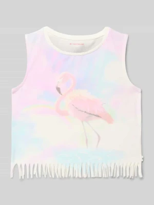 Top o kroju regular fit z frędzlami Tom Tailor