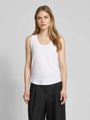 Top o kroju regular fit z mieszanki bawełny i dżerseju slub Marc O'Polo