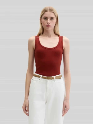 Top o kroju regular fit z mieszanki bawełny Marc O'Polo