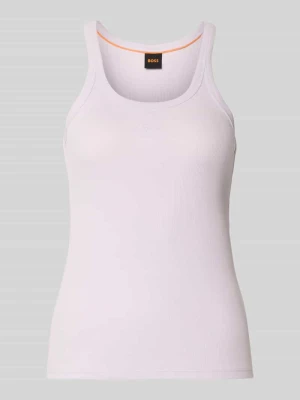 Top o kroju regular fit z mieszanki bawełny model ‘C_EPETITE’ Boss Orange