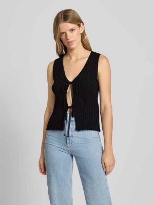 Top o kroju regular fit z mieszanki bawełny model ‘JOYLYNN’ Pieces