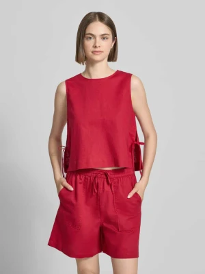 Top o kroju regular fit z mieszanki lnu i bawełny Marc O'Polo DENIM