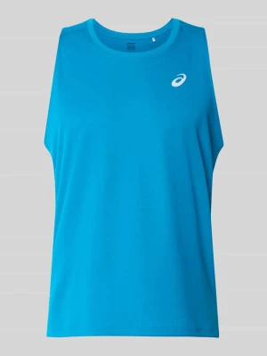 Top o kroju regular fit z nadruk z logo model 'Core' ASICS TIGER Petrol