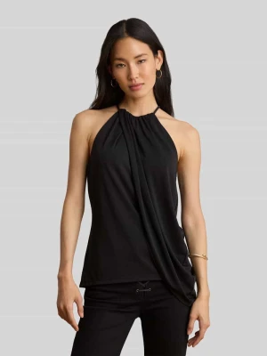 Top o kroju regular fit z okrągłym dekoltem Lauren Ralph Lauren czarny