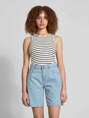 Top o kroju regular fit z prążkowaniem model ‘RUKA’ Pieces