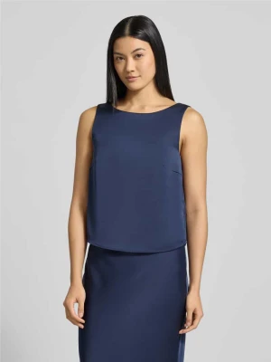 Top o kroju regular fit z satyny Christian Berg Cocktail