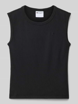 Top o kroju regular fit z wyhaftowanym logo Champion