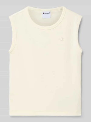 Top o kroju regular fit z wyhaftowanym logo Champion