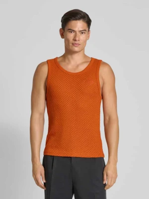 Top o kroju regular fit z wyhaftowanym logo model ‘Bruce’ Les Deux