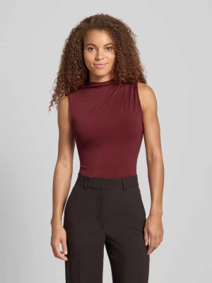 Top o kroju shaped fit ze stójką model ‘MADISON’ Pieces