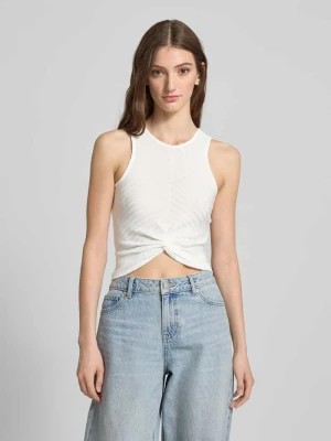 Top o kroju slim fit w stylu kopertowym model ‘SANDY’ Only