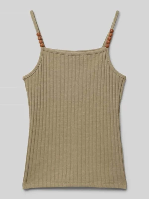 Top o kroju slim fit z cienkimi ramiączkami model ‘MILANA’ Only