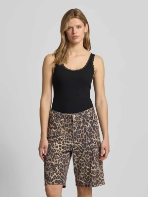 Top o kroju slim fit z czystej bawełny model 'DIMARTINI_B' Hugo Blue