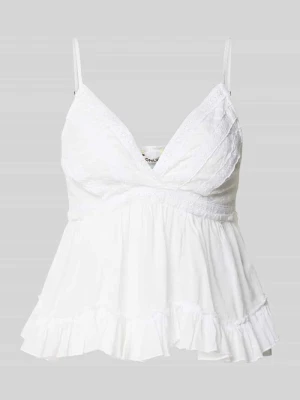Top o kroju slim fit z czystej bawełny model 'TARIA' Only