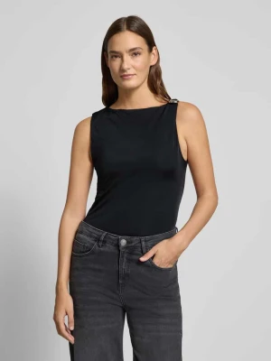 Top o kroju slim fit z czystej wiskozy model ‘DASTASY’ HUGO