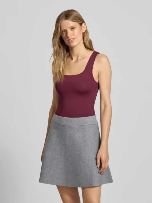 Top o kroju slim fit z dekoltem w łódkę model ‘LEA’ Only