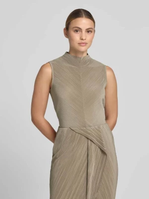 Top o kroju slim fit z detalem z logo Calvin Klein Limonkowy