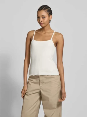 Top o kroju slim fit z efektem prążkowania Tommy Jeans