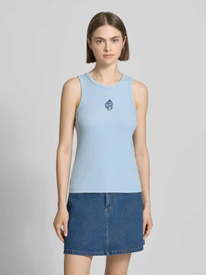 Top o kroju slim fit z mieszanka bawełny model 'MAY' Pieces
