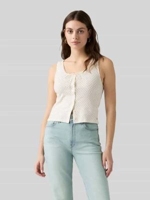 Top o kroju slim fit z mieszanki bawełny Levi's Biały