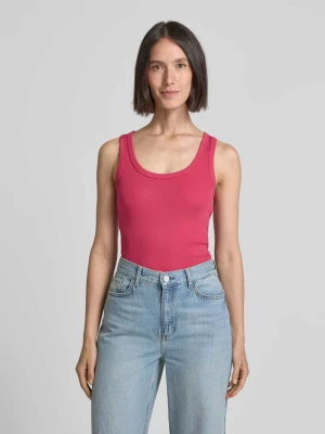 Top o kroju slim fit z mieszanki bawełny Marc O'Polo