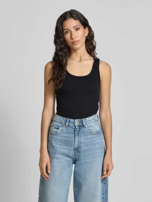 Top o kroju slim fit z mieszanki bawełny Marc O'Polo