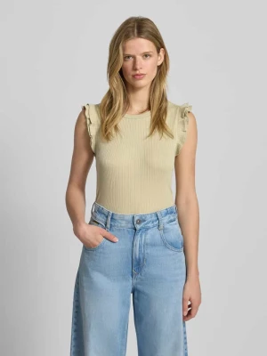 Top o kroju slim fit z mieszanki bawełny Marc O'Polo DENIM