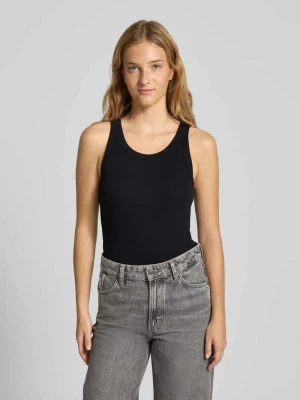 Top o kroju slim fit z mieszanki bawełny Marc O'Polo DENIM