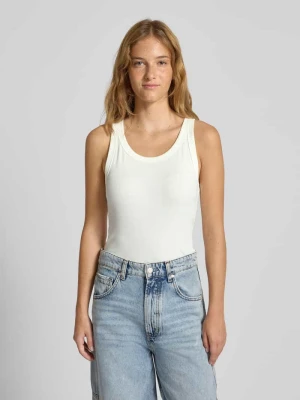 Top o kroju slim fit z mieszanki bawełny Marc O'Polo DENIM