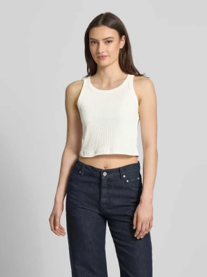 Top o kroju slim fit z mieszanki bawełny Marc O'Polo DENIM