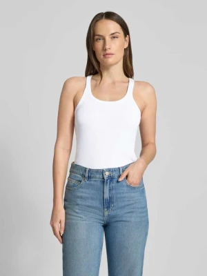 Top na ramiączkach o kroju slim fit z Mieszanka bawełny Model 'C_EPETITE' Boss Orange