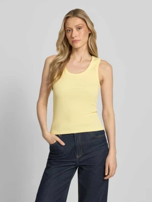 Top o kroju slim fit z mieszanki bawełny model 'CHLOE' Vero Moda