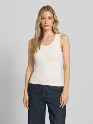 Top o kroju slim fit z mieszanki bawełny model 'CHLOE' Vero Moda