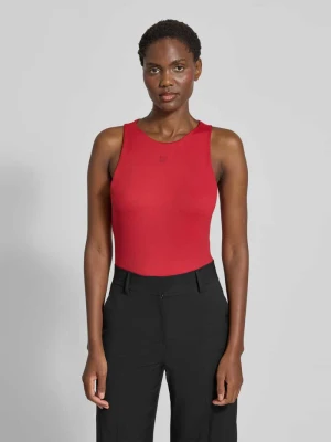 Top o kroju slim fit z mieszanki bawełny model ‘DATAMIA’ HUGO
