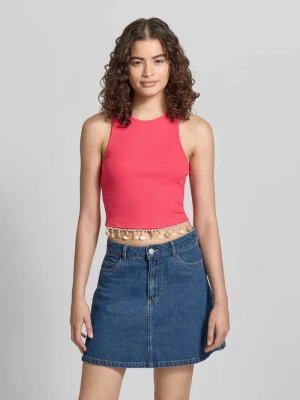 Top o kroju slim fit z mieszanki bawełny model 'SHELLY' Only