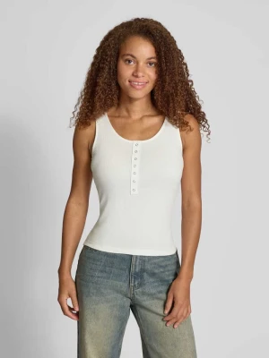 Top o kroju slim fit z mieszanki bawełny model ‘SIMPLE’ Only