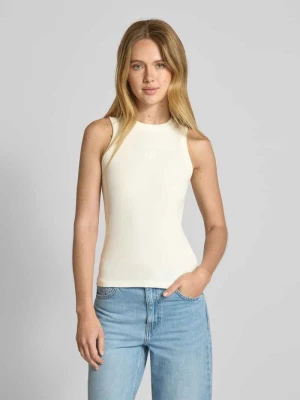 Top o kroju slim fit z mieszanki bawełny model ‘SMILE CAISA’ Vero Moda