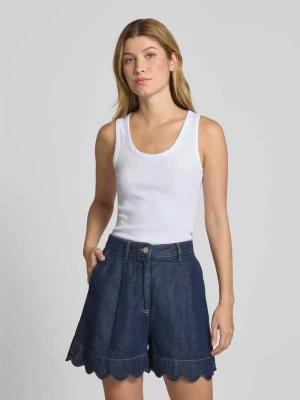 Top o kroju slim fit z mieszanki bawełny Tom Tailor Denim