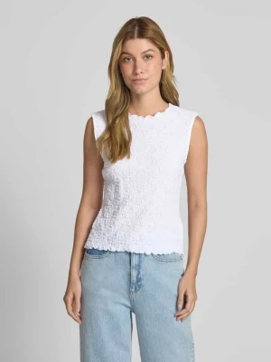 Top o kroju slim fit z mieszanki bawełny Tom Tailor Denim