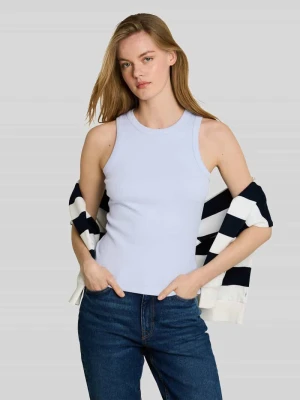 Top o kroju slim fit z mieszanki bawełny Tom Tailor Denim